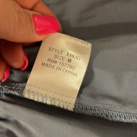 PINCH women’s mini dress swing tiered style sleeveless halter style light blue M - Picture 11 of 12